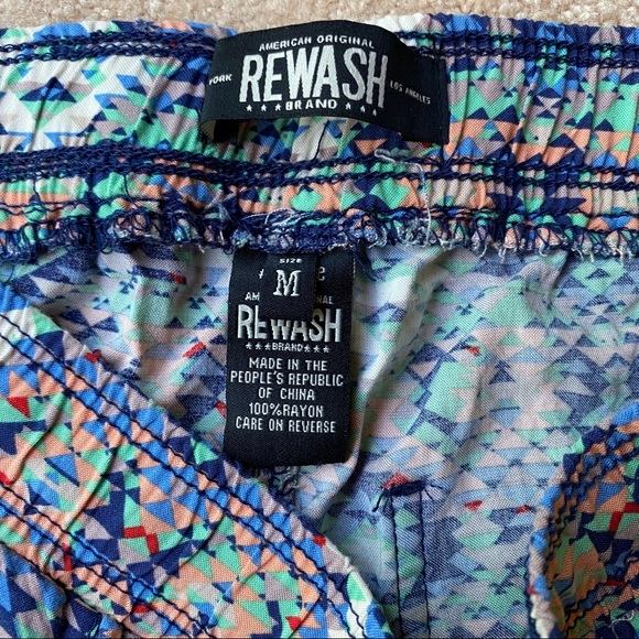 Rewash Patterned Shorts - Picture 3 of 6